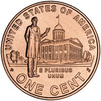Lincoln Bicentennial Penny - Professional Life in Illinois