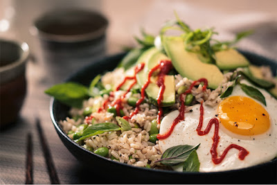 Darker Rice Bowl With Maple Roasted Parsnips 