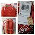 COACH LIVER MADISON MINI SATCHEL IN GATHERED TWIST LEATHER (COLOUR : VERMILLION) ~ SOLD!