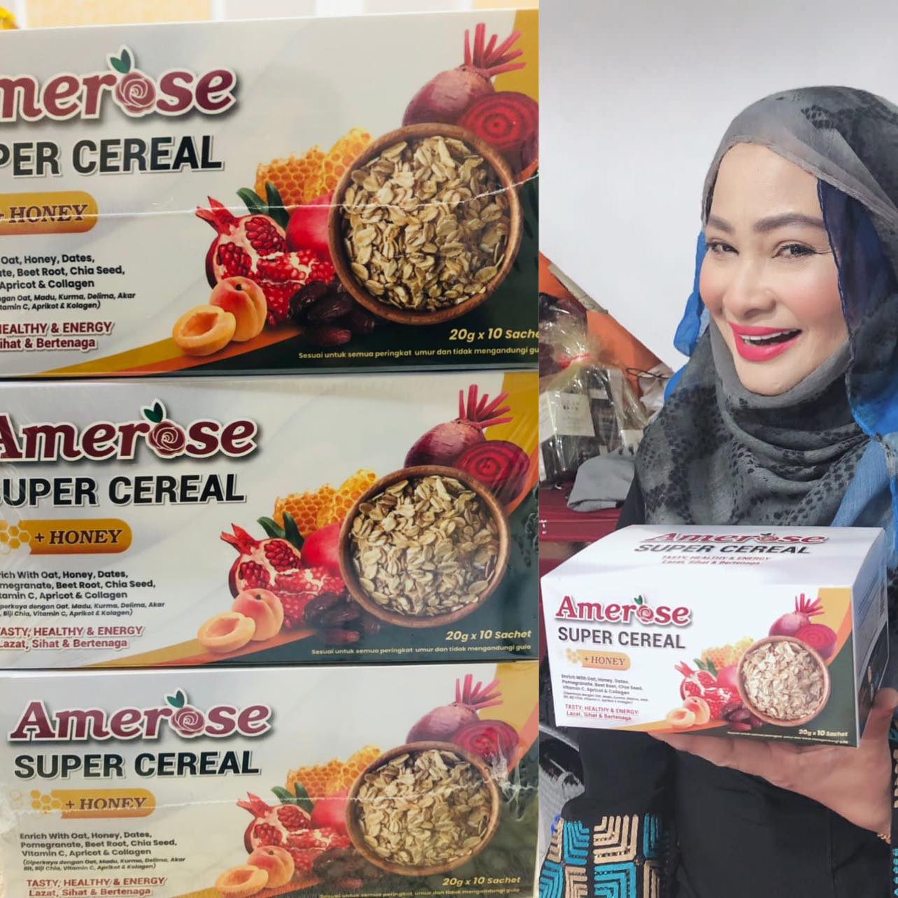 Amerose Super Cereal - Rosecun Bangunkan Semula Produk Amerose Super Cereal