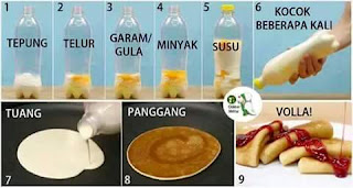 Resep Cara Membuat Pancake Pisang Adonan Kocok di Botol