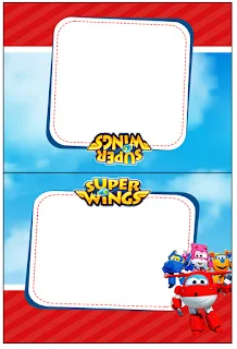 Super Wings: Etiquetas para Candy Bar para Imprimir Gratis. 