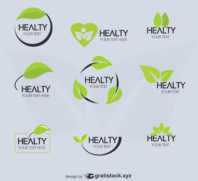 Free Download PSD Mockup of Simple Beauty Icon Healty Logos