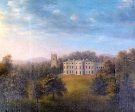 A View of Arlington Court and St James' Church Tower  from the Park by Maria Pixell (1797)