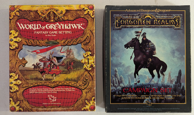 Greyhawk and the Forgotten Realms