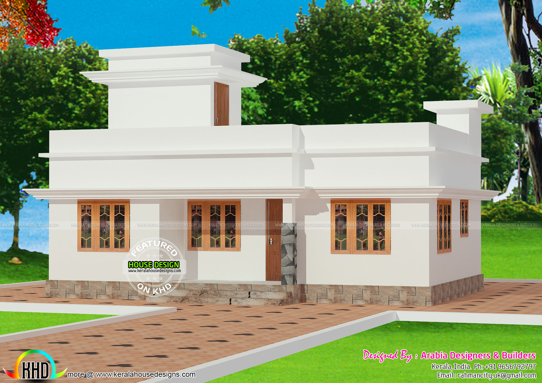 GANDUL Rs 10  lakh  Kerala house  plan 