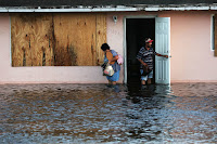 Hurricane Irma's powerful storm surge flooded businesses and homes and damaged infrastructure along the Florida coast. (Credit: Spencer Platt/Getty Images) Click to Enlarge.