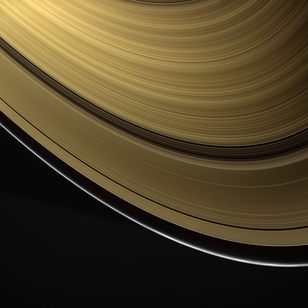 Saturn's Rings - Voyager 2