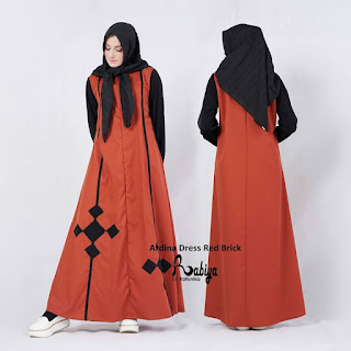 Ardina dress red brick