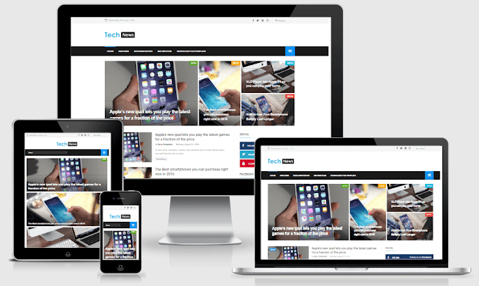 Tech News - Responsive Technology Blogger Template