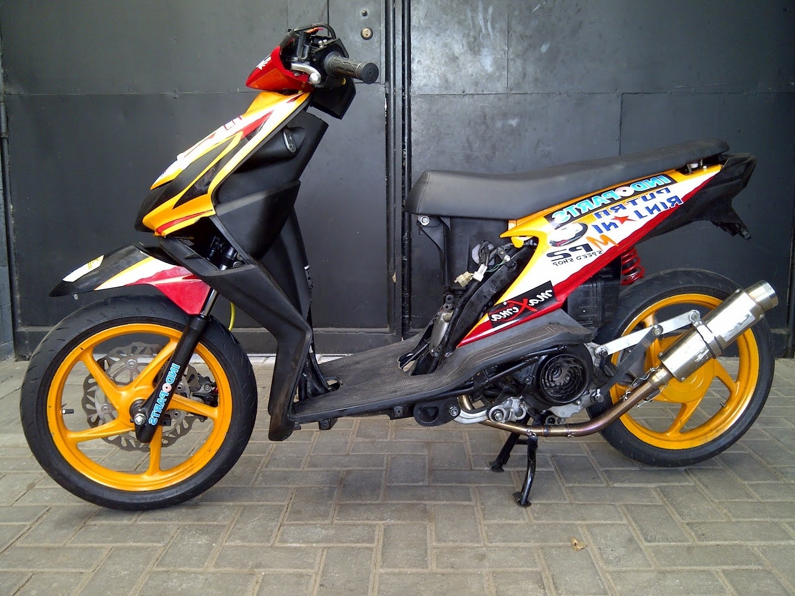 87 Modifikasi Motor Mio Dan Beat Terupdate Kujang Motor