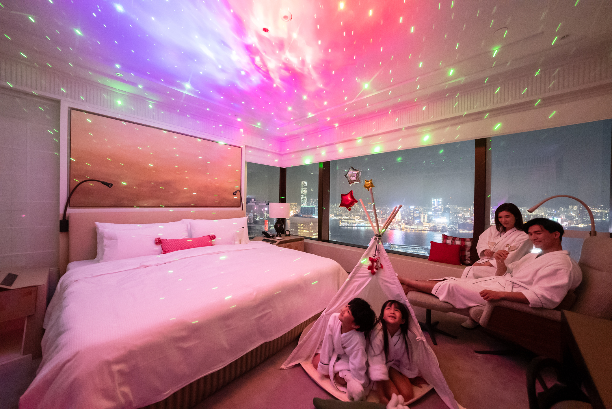 Northern Lights experience at Island Shangri-La’s enhanced guest rooms and suites