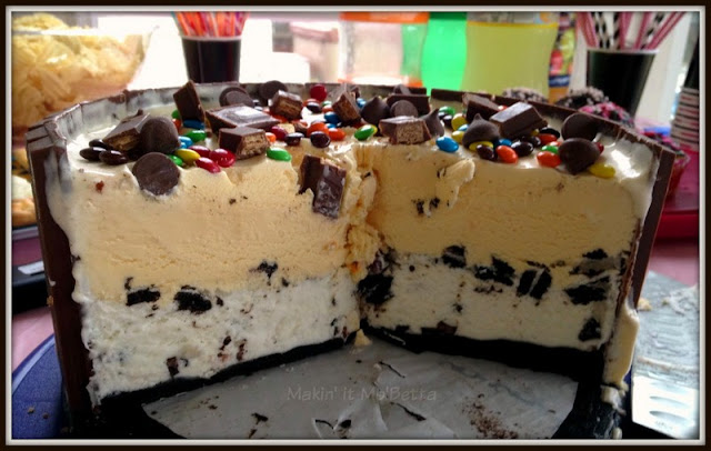 delicious Ice Cream Candy Bar Cake Recipe