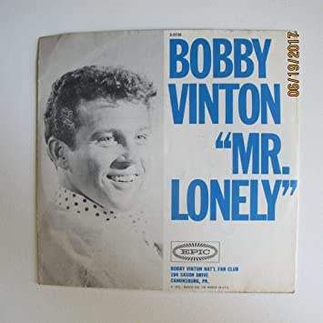 Lirik Mr. Lonely, Bobby Vinton 1964