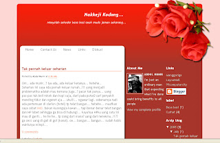 Bunga Merah blogger template