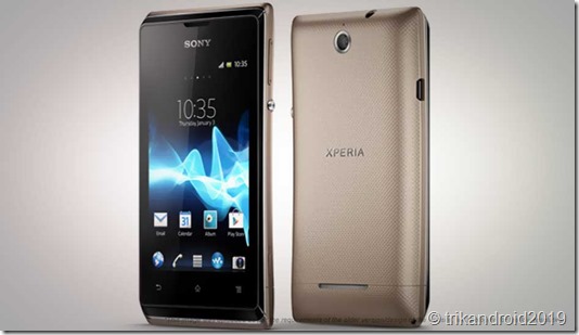 SONY XPERIA E, XPERIA E DUAL