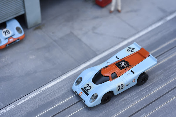 h0 Slot Car GULF Wyer Porsche 917 #22 24 hours Le Mans 1970