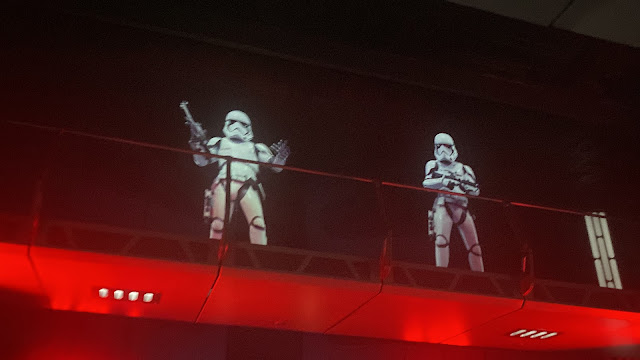 Stormtroopers Watching Guests From Above Star Wars Rise of the Resistance Disney's Hollywood Studios