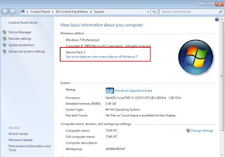 WIndows 7 SP1?SP2?SP3? Checking