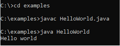 compile and run the java program