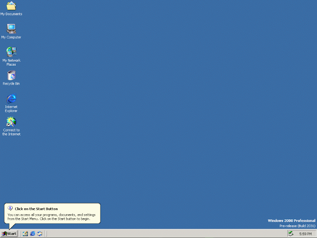 Windows 2000 (Tampilan sederhana + Peforma luar biasa, "Lebih Jadul")
