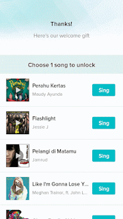 Karaoke online dengan aplikasi sing by smule