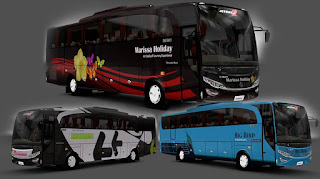 17 Livery Bus Mod ETS2 Mod ETS2 Indonesia