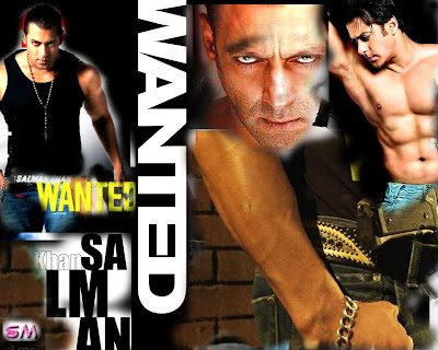 SALMAN KHAN UNIQUE PERSONALITY: W A N T E D Wallpaper Designed By Me !