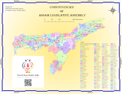 Assam assembly constituencies map