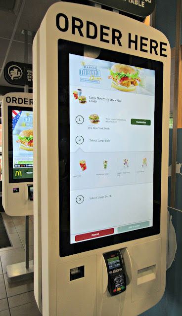 Your New McDonald's self serve kiosks