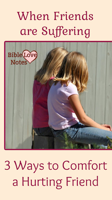 It can be hard to know what to do when someone is suffering. This 1-minute devotion offers 3 biblical ways to comfort a friend.