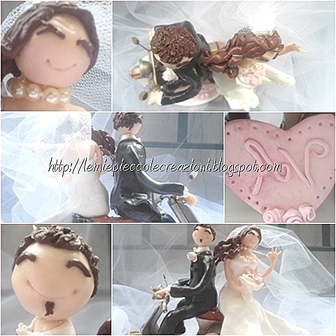 cake topper matrimonio sposi