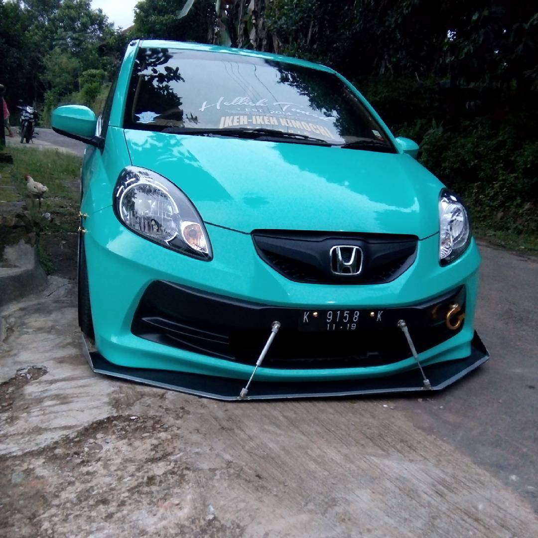  Modifikasi Brio Hijau Tosca Super Ceper Owner 