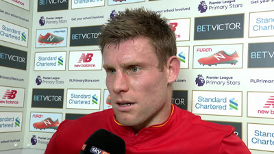 James Milner said he would feel sick if Liverpool failed to qualify for next season’s Champions League.