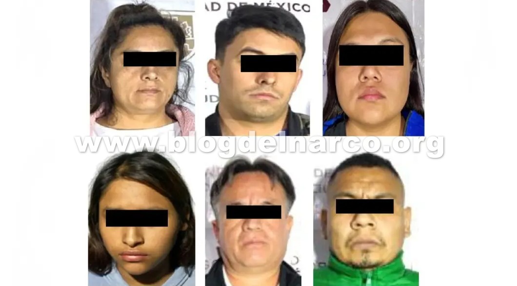 Detienen en la Ciudad de México a seis integrantes (3 mujeres y 3 hombres) de la Antiunión de Tepito