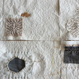Jody Alexander - Boro Sampler Book workshop - student work
