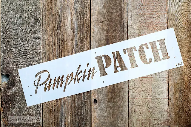 pumpkin patch stencil