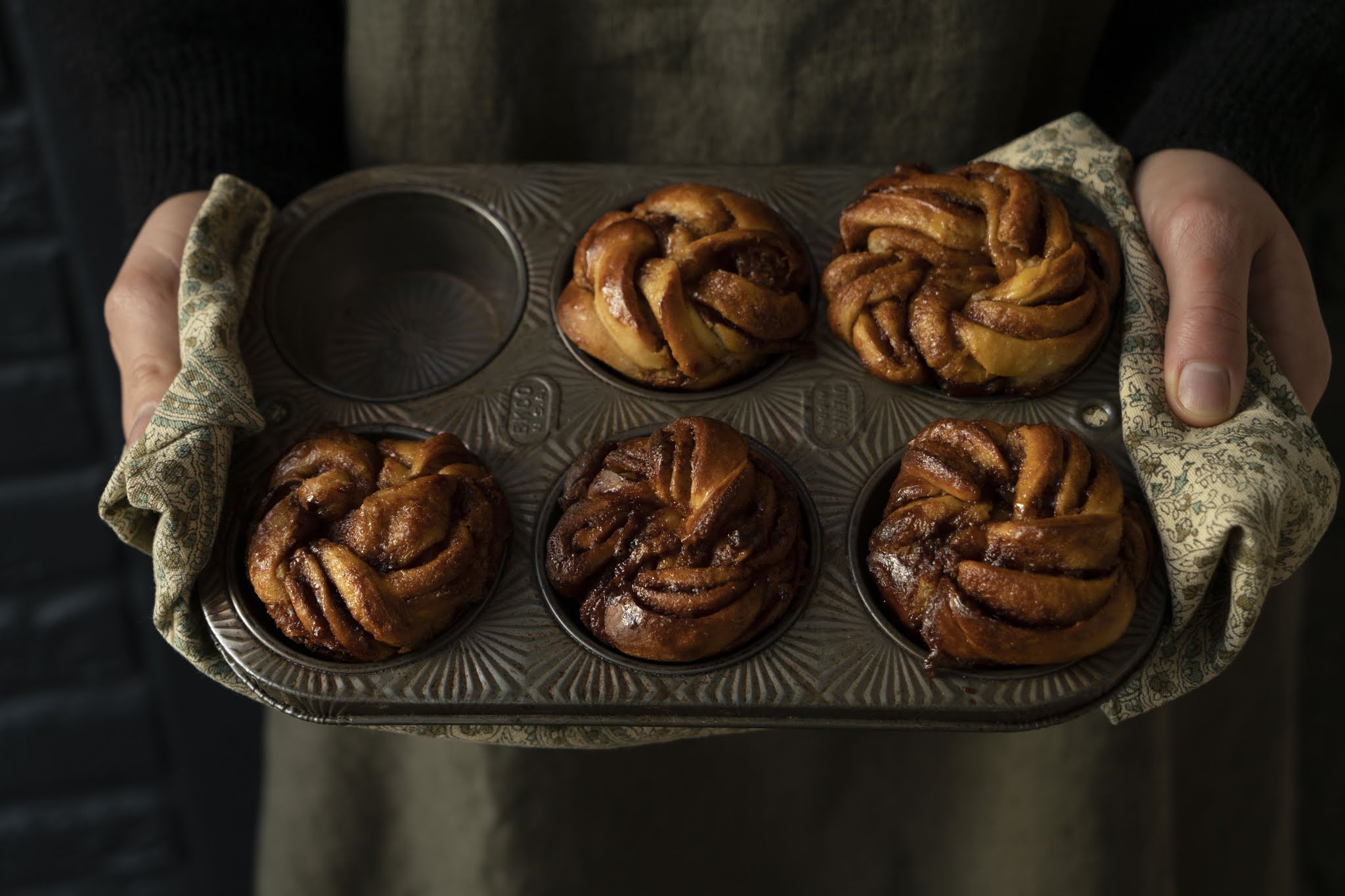 brioche danoise , gouter à la cannelle