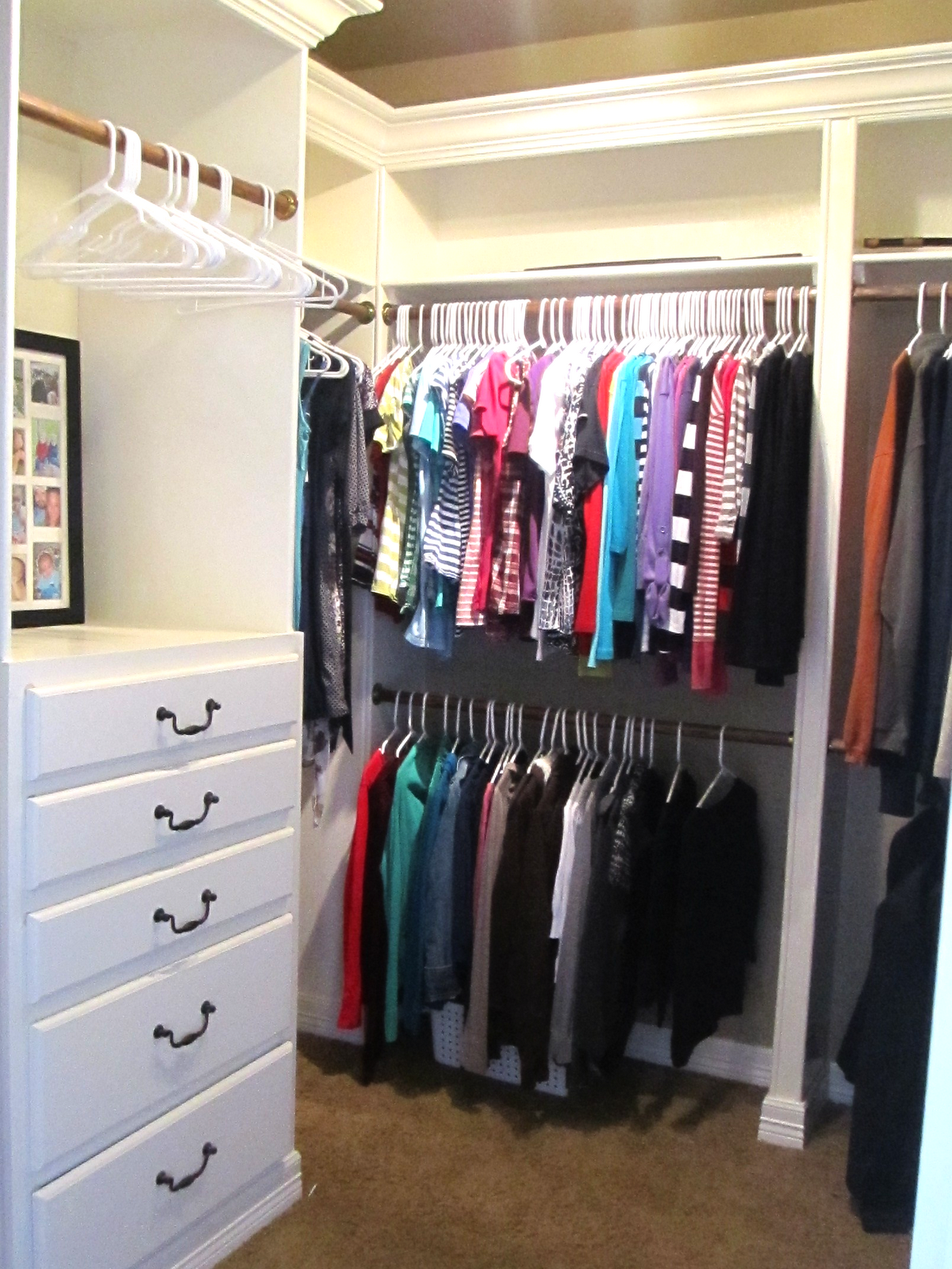 ... With Both Hands Full: Totally Organized Tuesday: Master Bedroom Closet