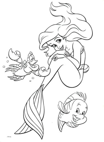 Mermaid Coloring Pages