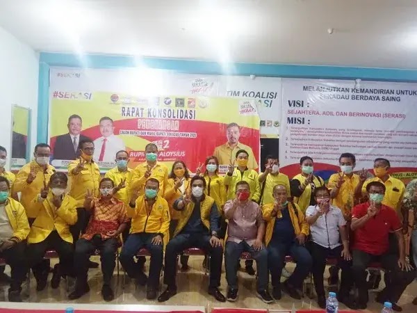 Rapat Konsolidasi Pemenangan Calon Bupati dan Wakil Bupati Sekadau tahun 2020