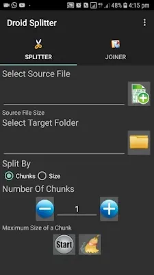 Memecah file 