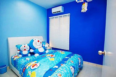 dekorasi kamar doraemon sederhana terbaru