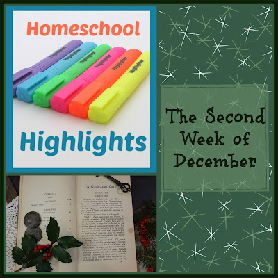 Homeschool Highlights - The Second Week of December on Homeschool Coffee Break @ kympossibleblog.blogspot.com