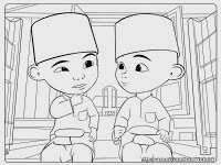  Gambar  Mewarnai Ipin  Upin  Gambar  Mewarnai Lucu