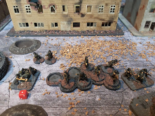 Germans rush out of cover to attack