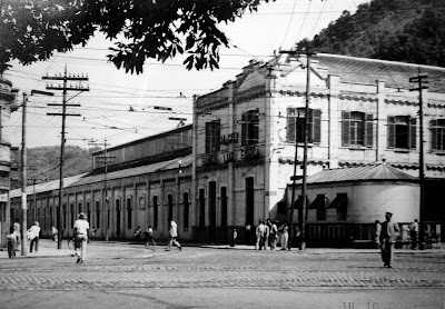 Cia City of Santos Improvements Company - C.S.I.C. - em 1951 - Reprodução feita por Emilio Pechini sobre foto constante em Acervo Histórico