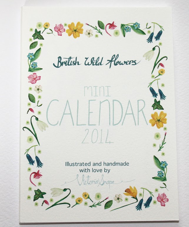 http://folksy.com/items/4769182-British-wild-flowers-mini-2014-calendar