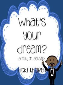 http://www.teacherspayteachers.com/Product/Whats-Your-Dream-A-Martin-Luther-King-Jr-Quick-Activity-1067407