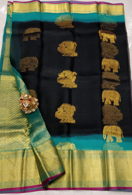 Kanchi organza Sarees